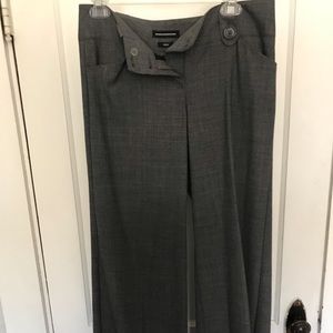 Gray Straight Leg Pants